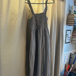 Time and Tru Grey and White Textured Dress